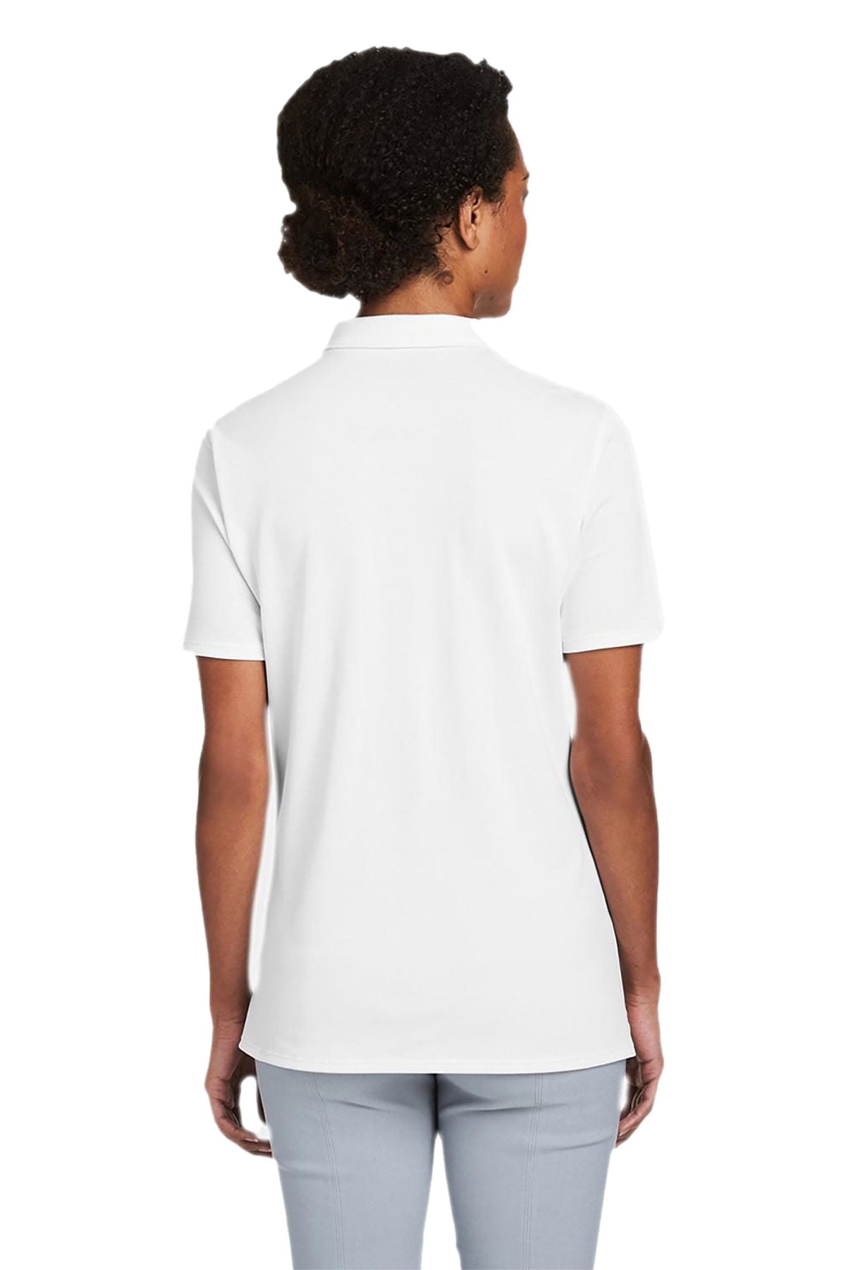 Vineyard Vines Custom Ladies Piqué Short-Sleeve Polos, White Cap