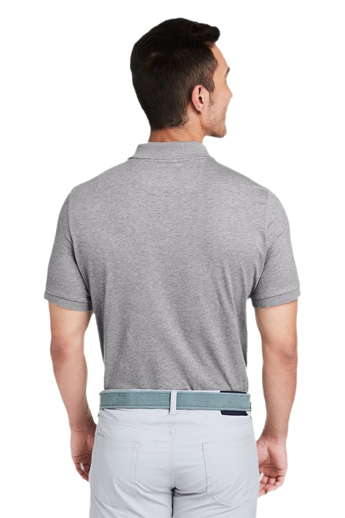 Vineyard Vines Custom Mens Edgartown Pique Short-Sleeve Polos, Barracuda