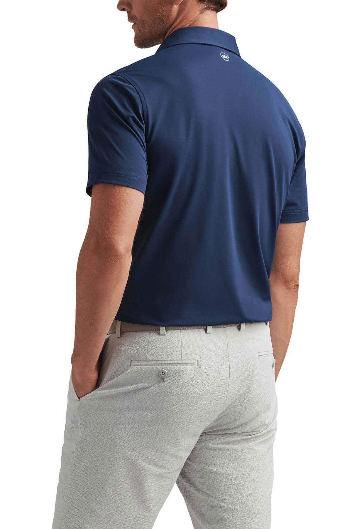 Peter Millar Soul Performance Mesh Custom Polos, Navy [Sente Mortgage]