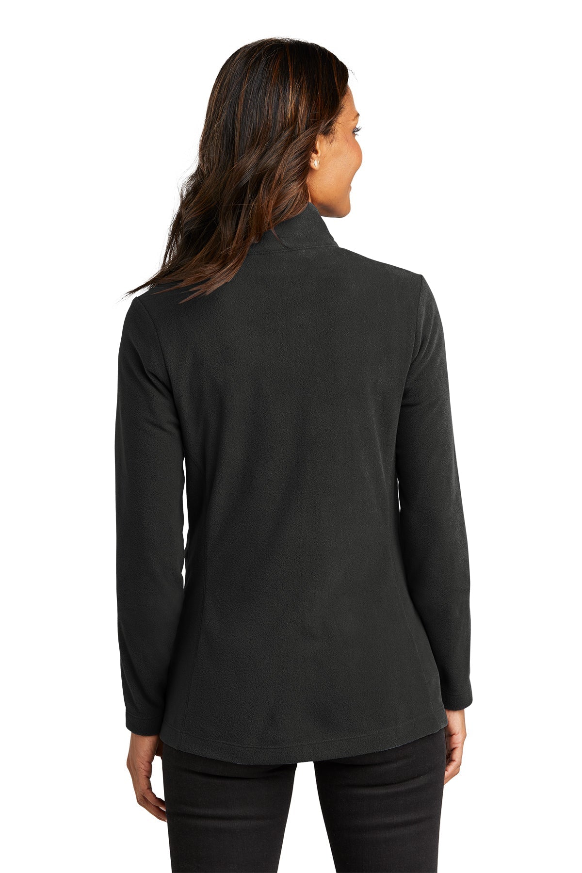 Port Authority Womens Accord Microfleece Custom Jackets, Black [Barrett Hospital and Healthcare]