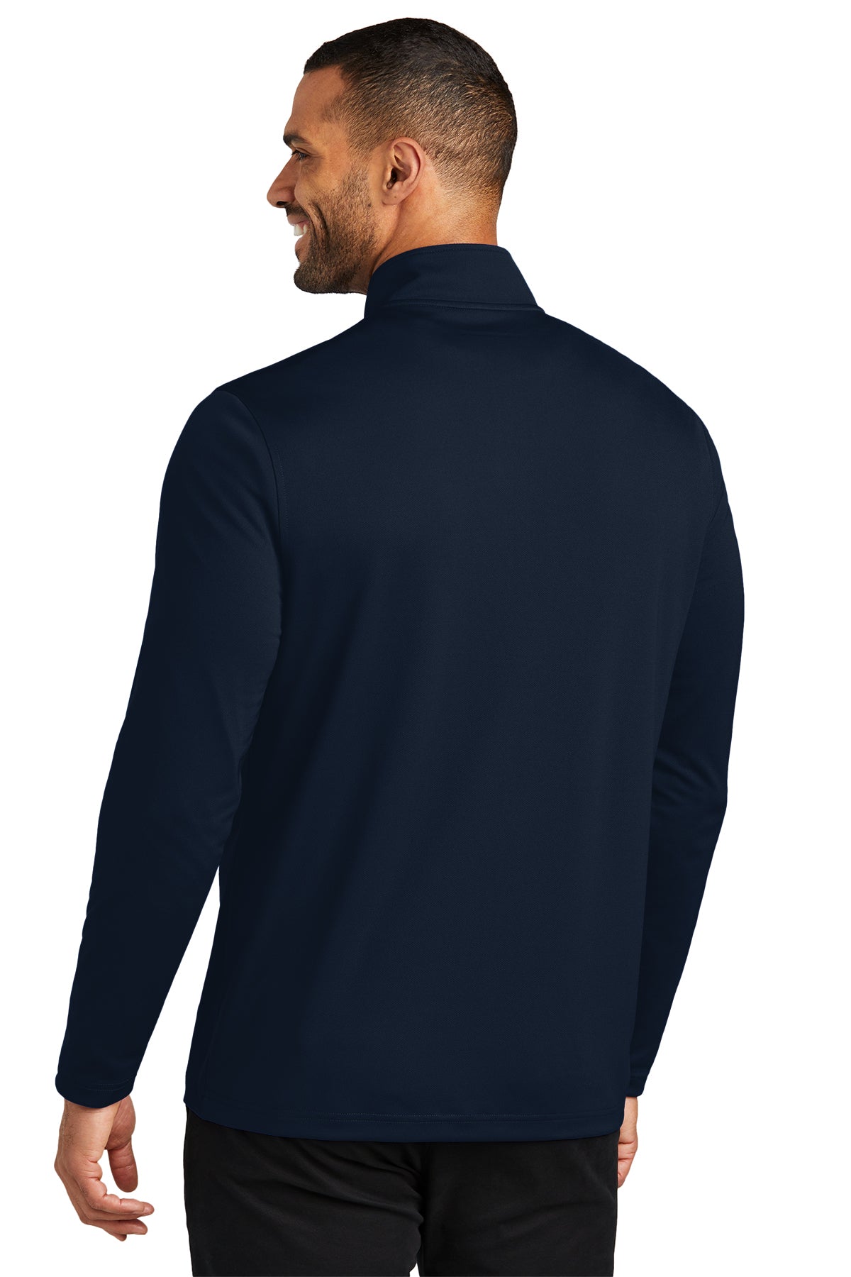 Port Authority Dry Zone UV Micro-Mesh Custom 1/4-Zips, River Blue Navy [Colonial Property Management]
