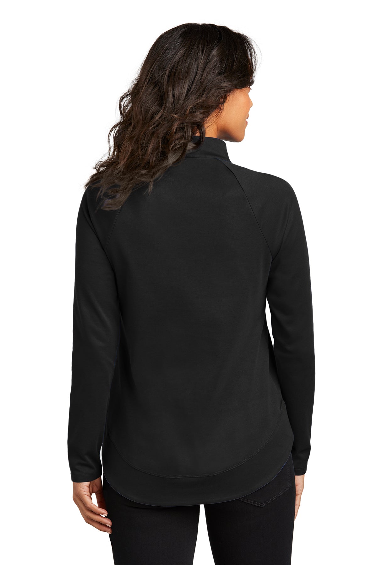 Port Authority Ladies C-Free Cypress Custom 1/4-Zips, Deep Black [Stratolaunch]