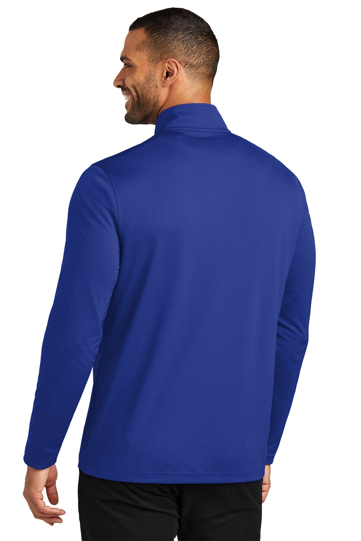 Port Authority Dry Zone UV Micro-Mesh Customized 1/4-Zips, True Royal