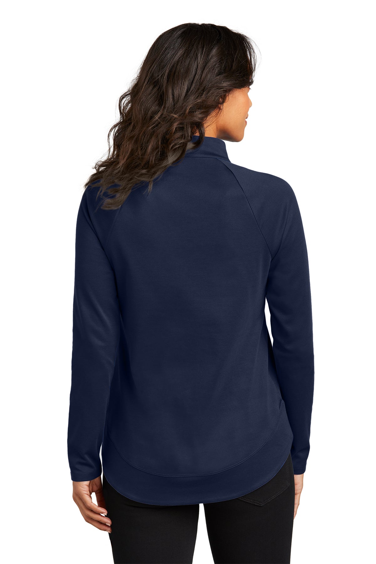 Port Authority Ladies C-Free Cypress Customized 1/4-Zips, True Navy [Mechanical Solutions]