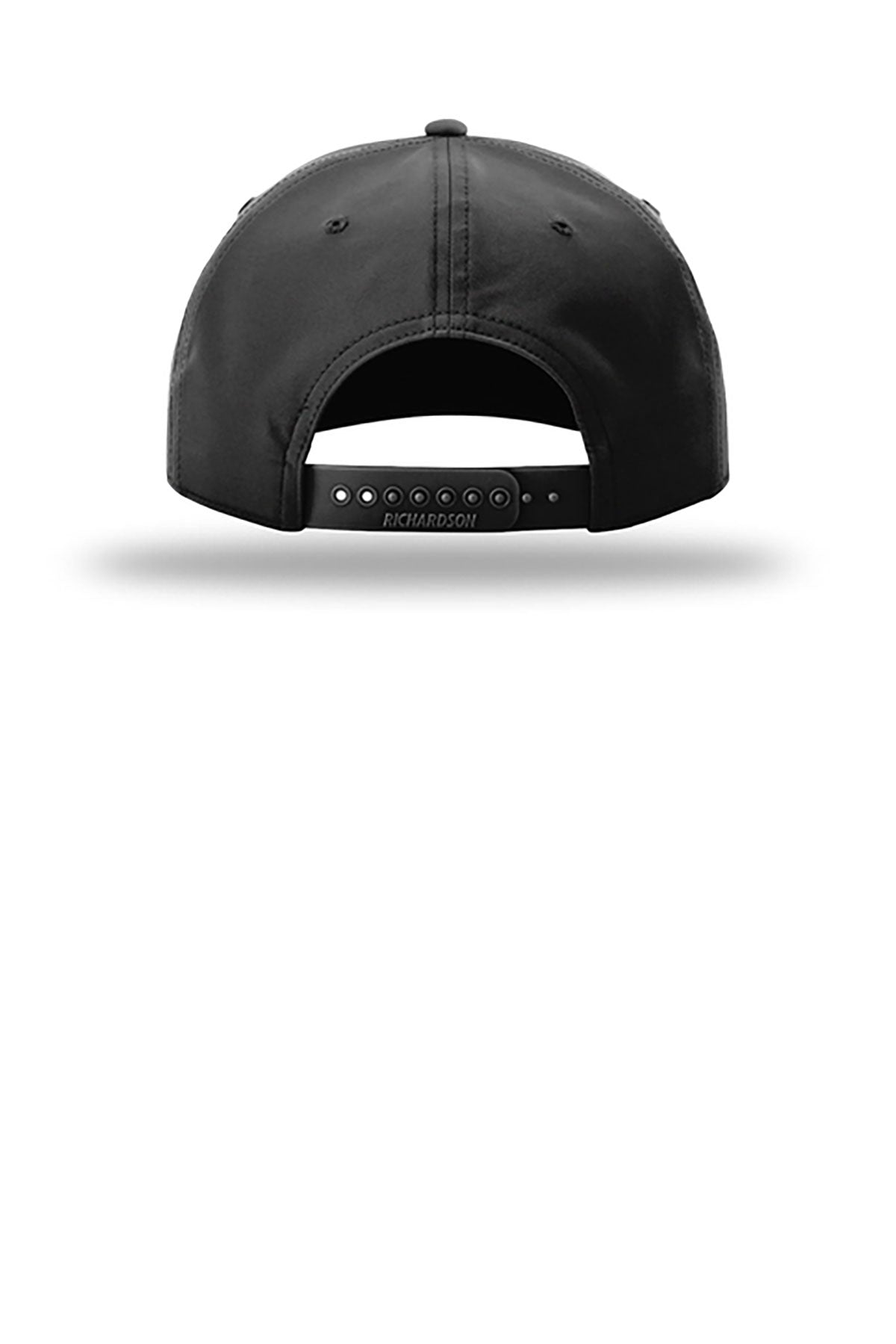 Richardson Custom 5-Panel Classic Rope Cap, Black/ White