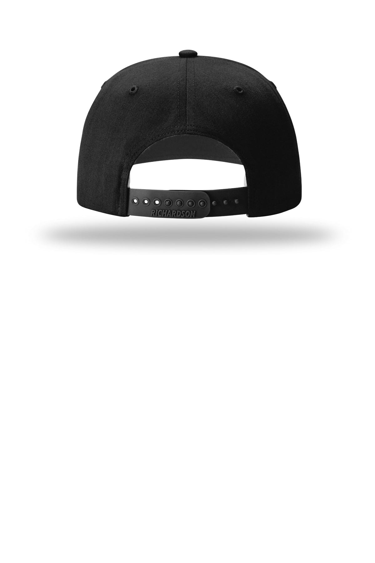 Richardson Solid Twill Custom Trucker, Black