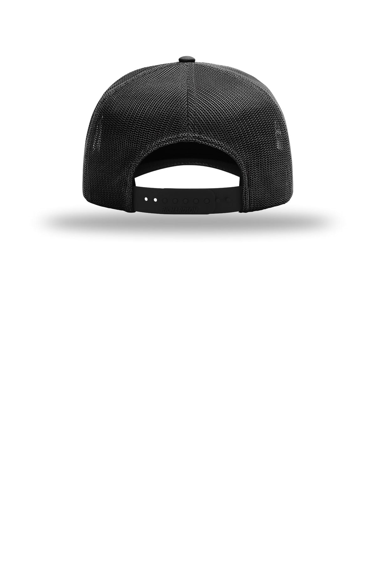 Richardson Five-Panel Champ Custom Trucker, Black