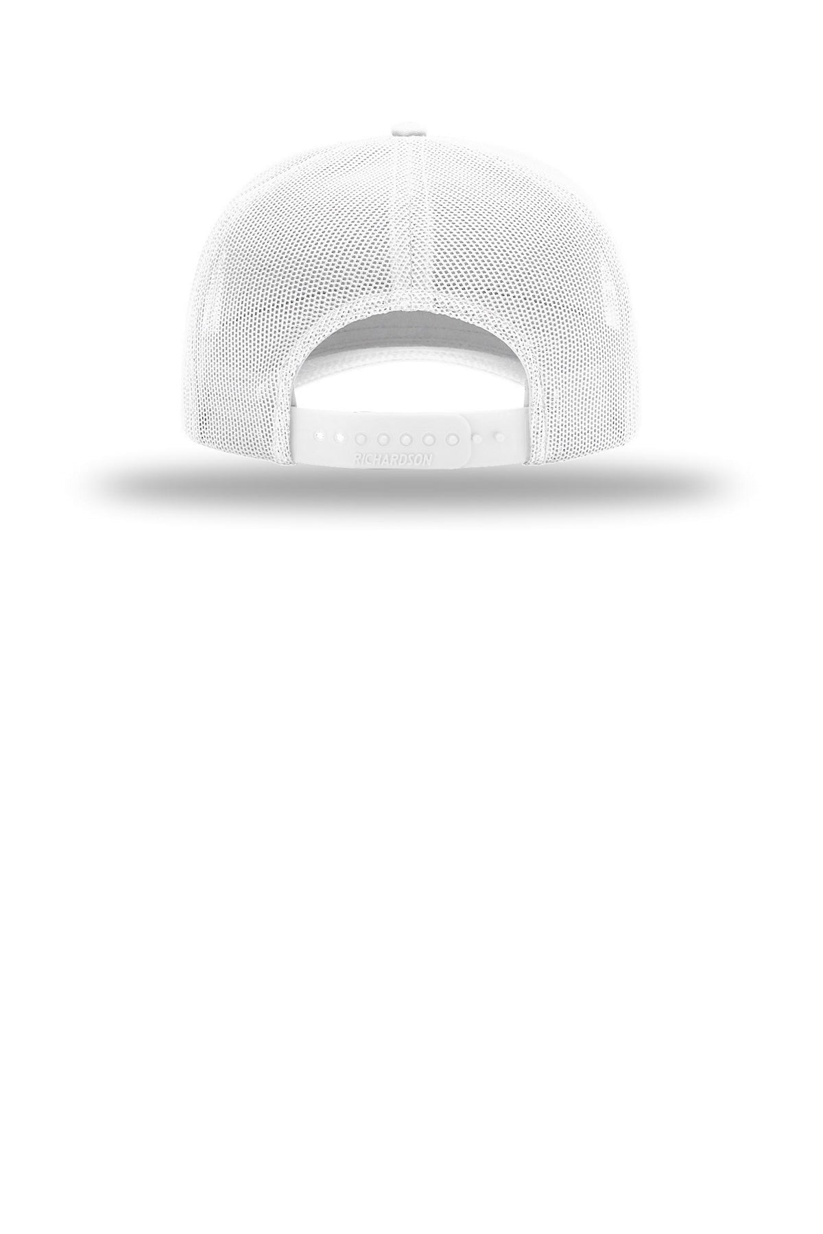 Richardson Five-Panel Champ Custom Trucker, White [ERES]