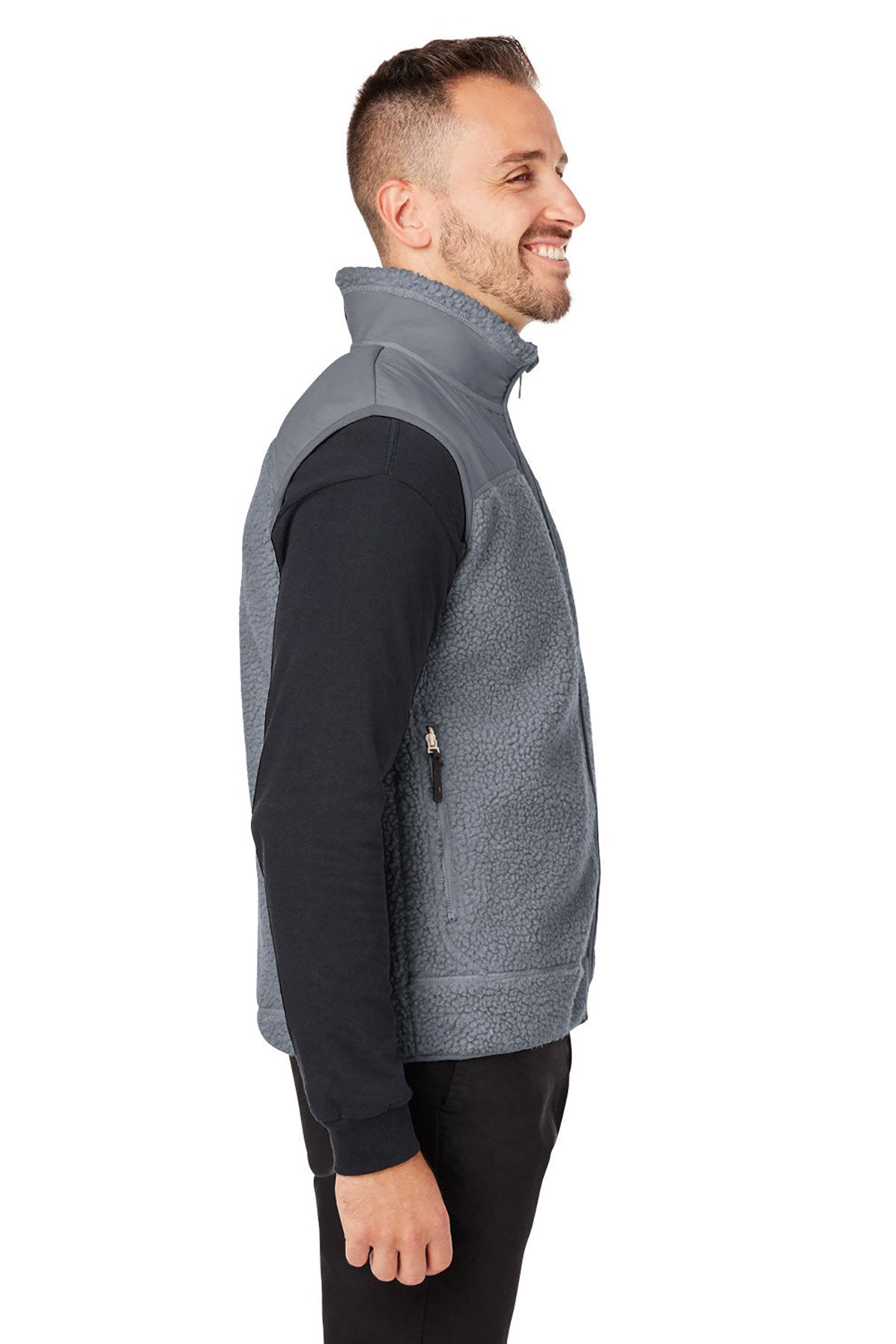 Custom Spyder Unisex Venture Sherpa Vests, Polar