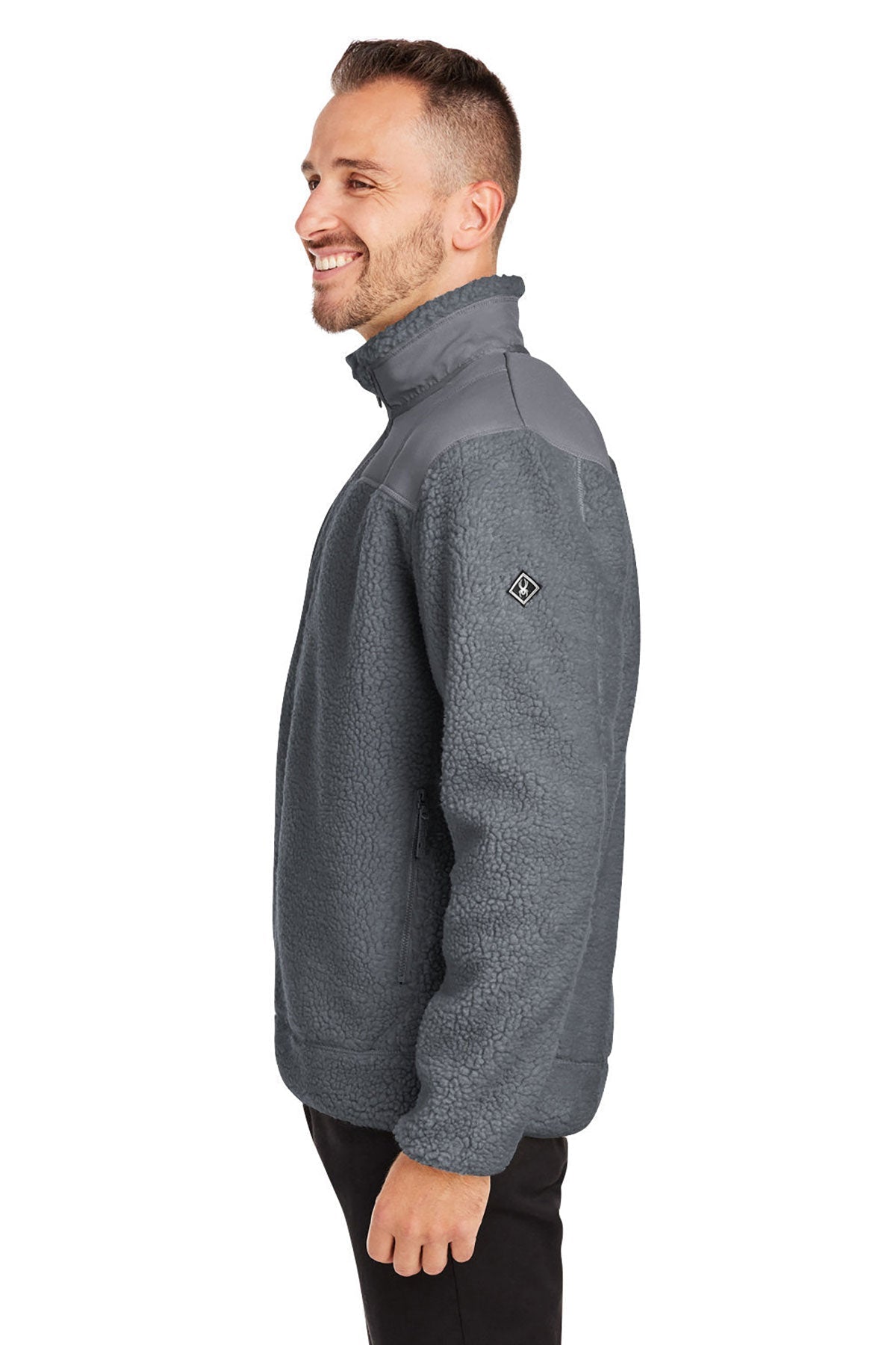 Custom Spyder Unisex Venture Sherpa Jackets, Polar