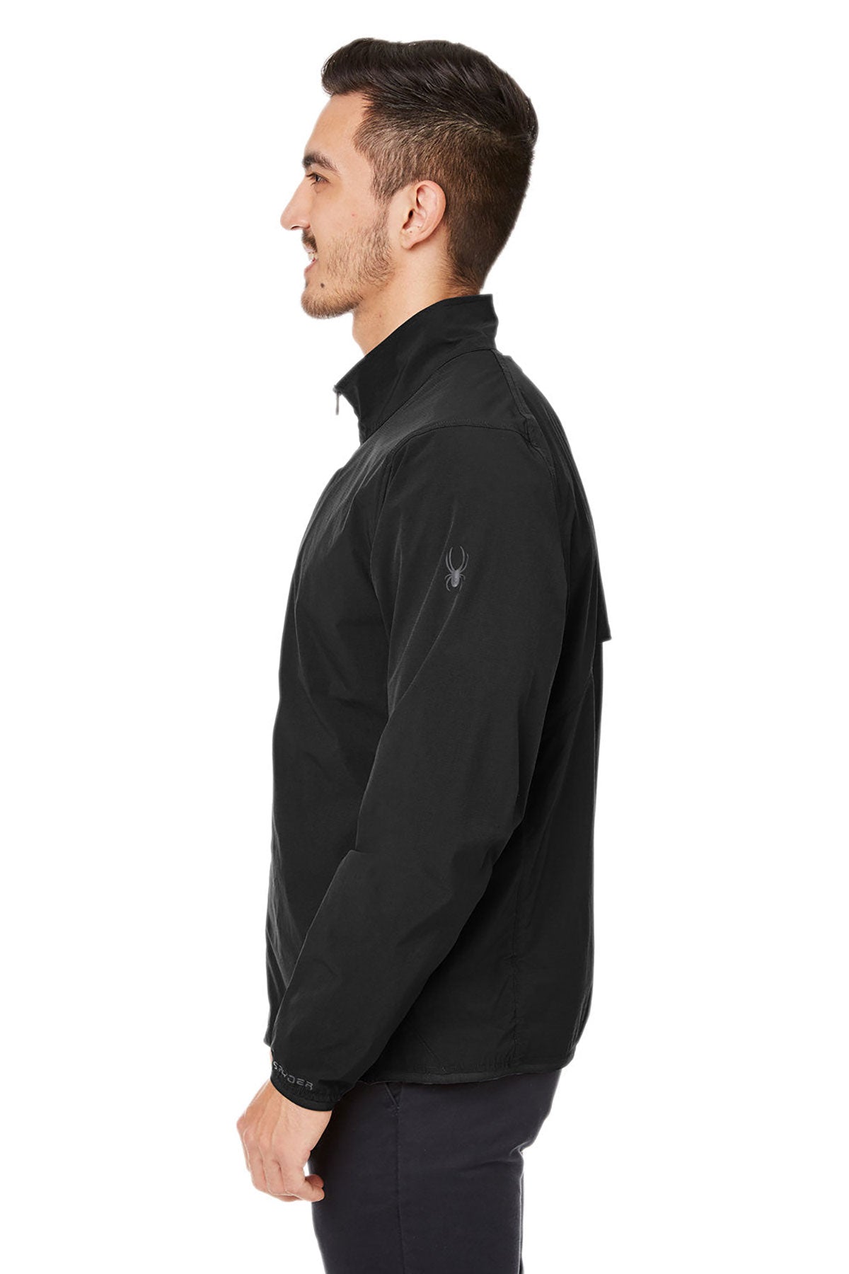 Custom Spyder Men's Glydelite Jacket, Black
