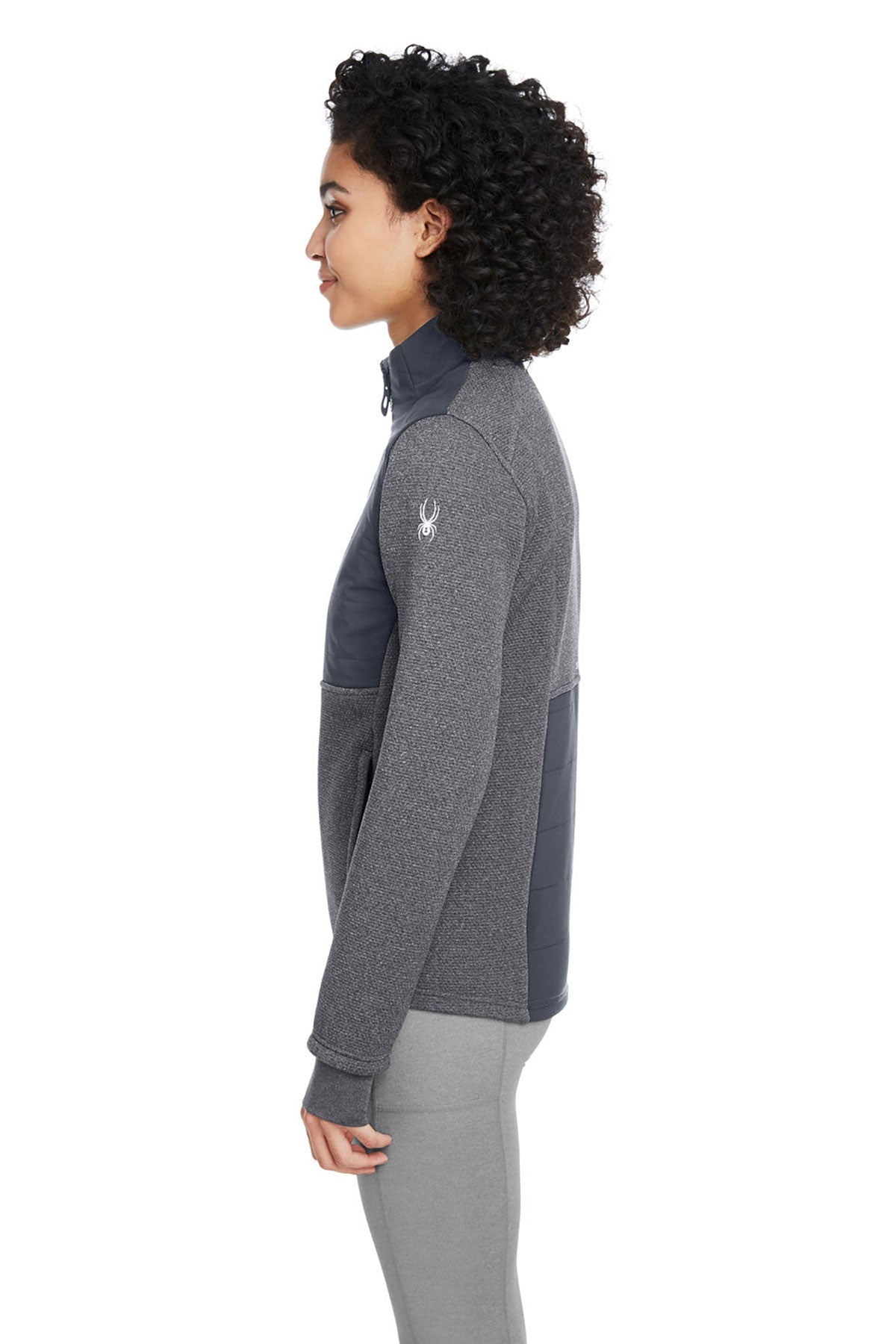 Spyder Ladies' Pursuit Commuter Jackets, Black Hthr Pol