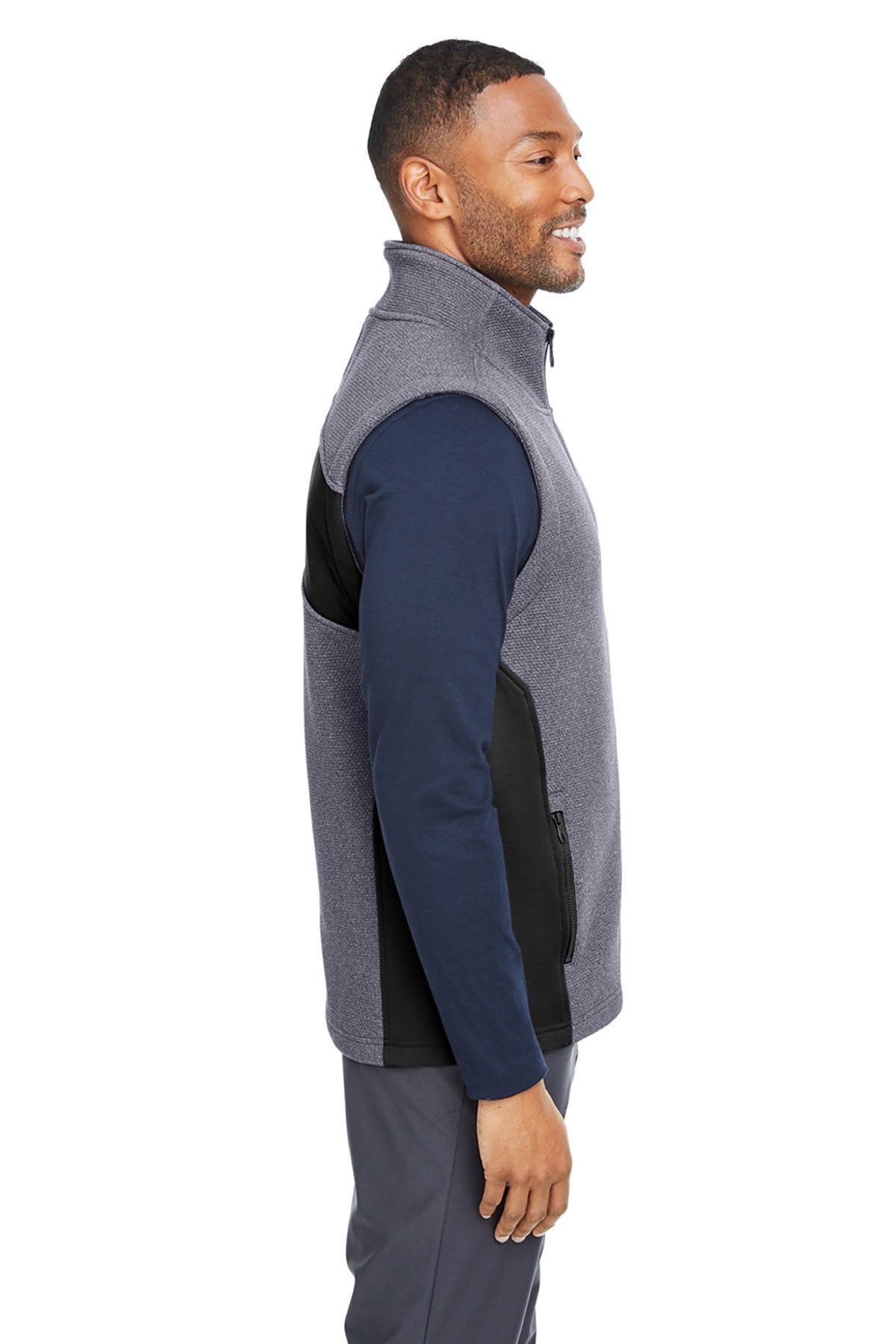 Spyder Men's Pursuit Commuter Custom Vests, Frontr Hthr Blk