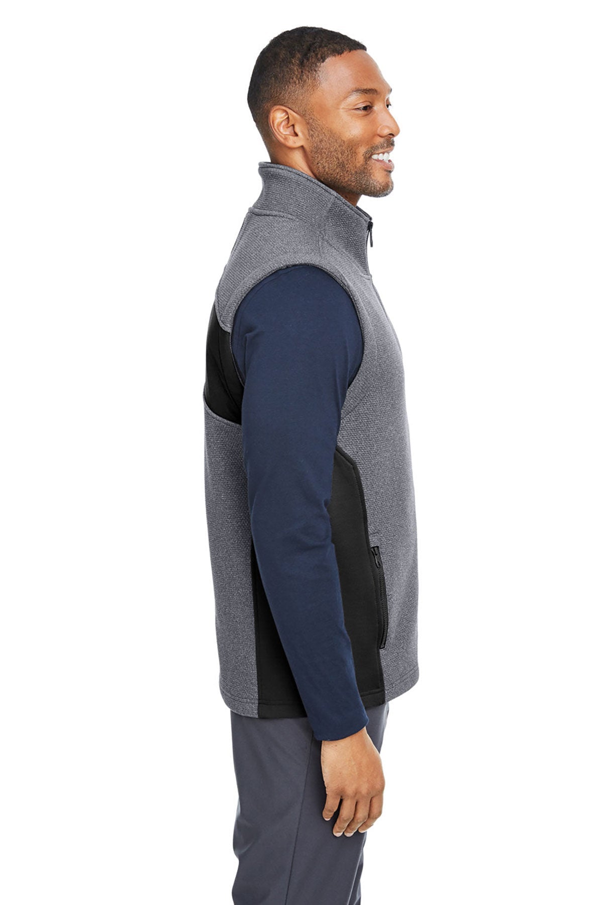 Spyder Men's Pursuit Commuter Custom Vests, Black Hthr Blk