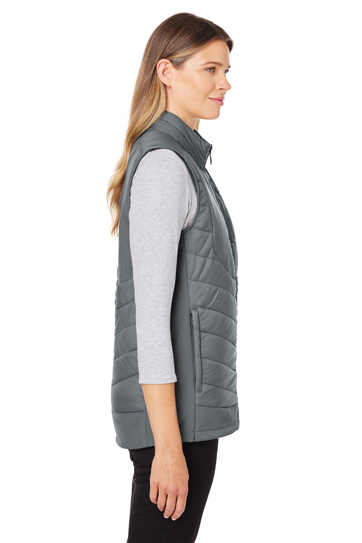 Custom Spyder Ladies' Challenger Vests, Polar