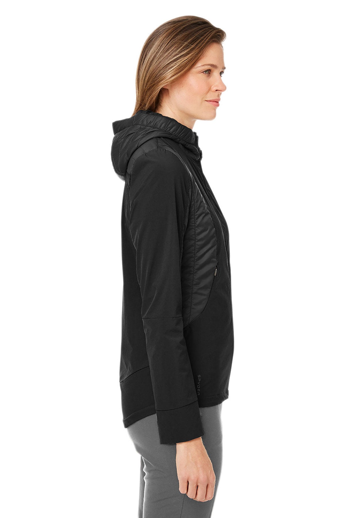 Custom Spyder Ladies' Powerglyde Jackets, Black