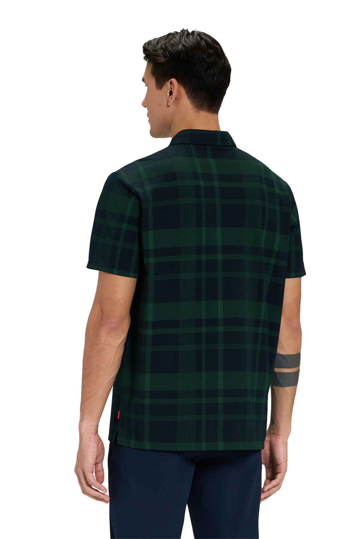 Ghost Golf Spectator Plaid Custom Polos, Bogey Green