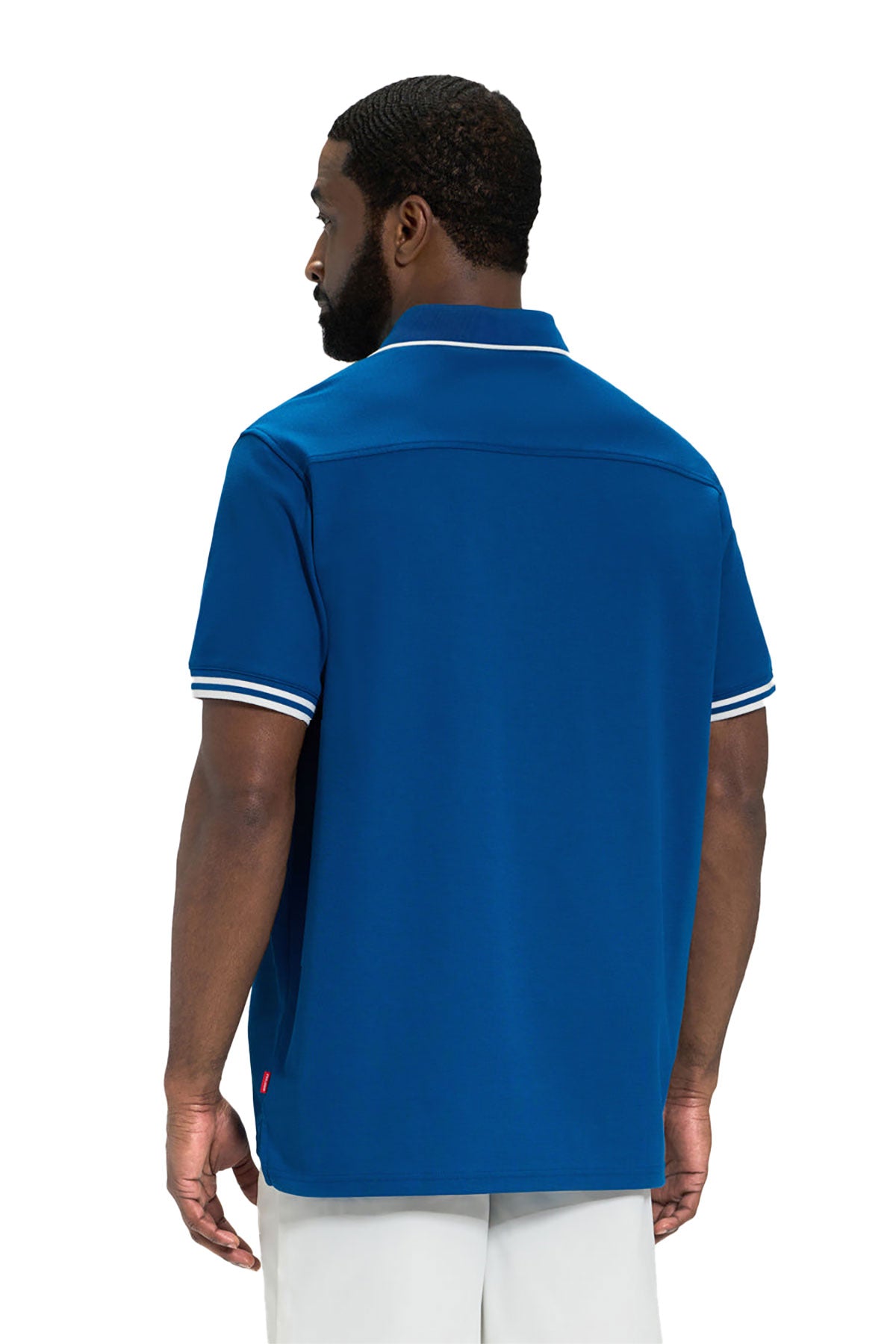 Ghost Golf Spectator Tipped Collar Custom Polos, Royal Blue