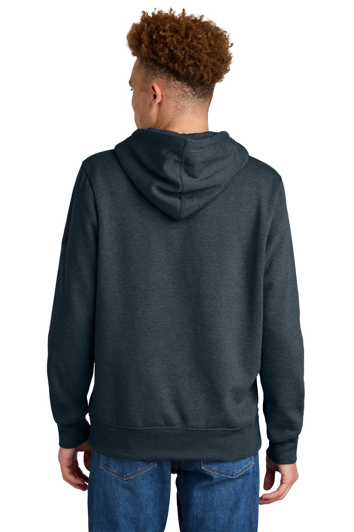 The North Face Sleeve Logo Pullover Custom Hoodies, Urban Navy Heather