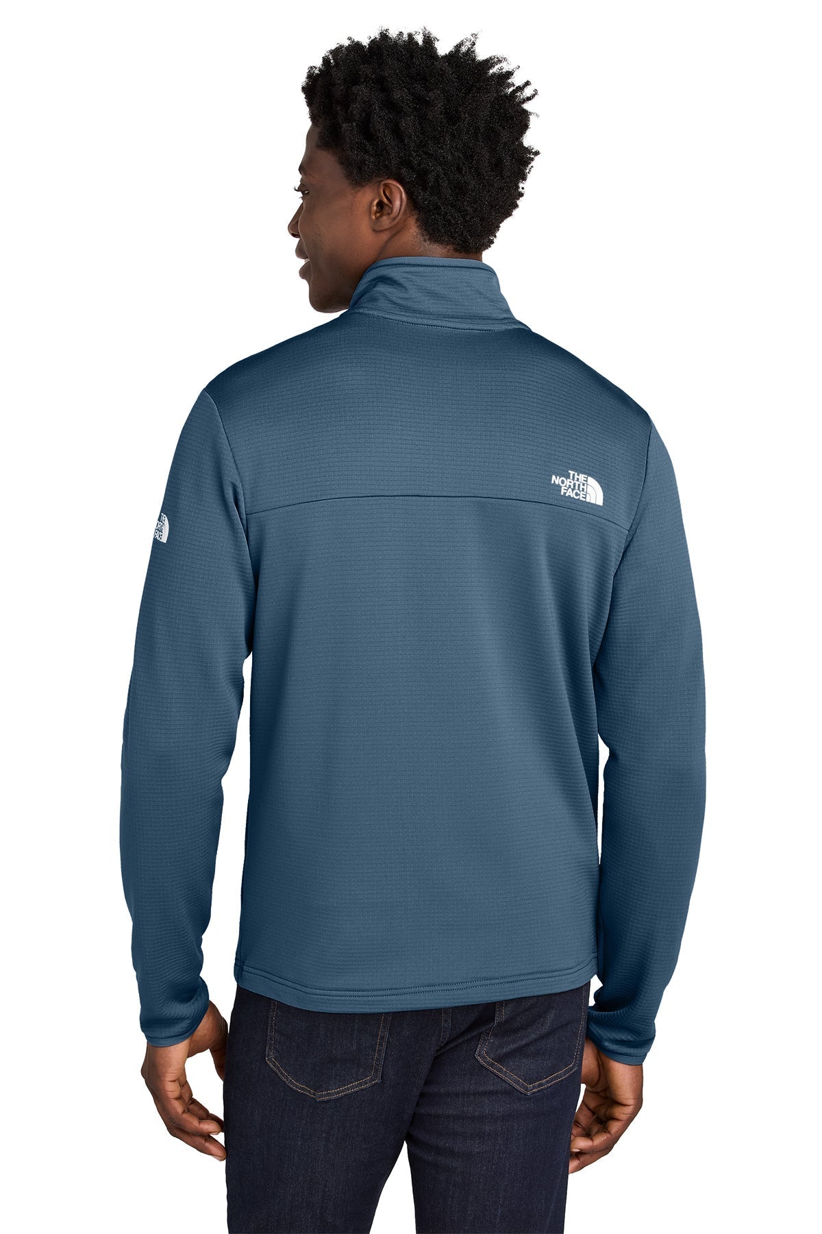 The North Face Aim Full-Zip Fleece Custom Jackets, Shady Blue [Arthritis & Rheumatism Associates PC]