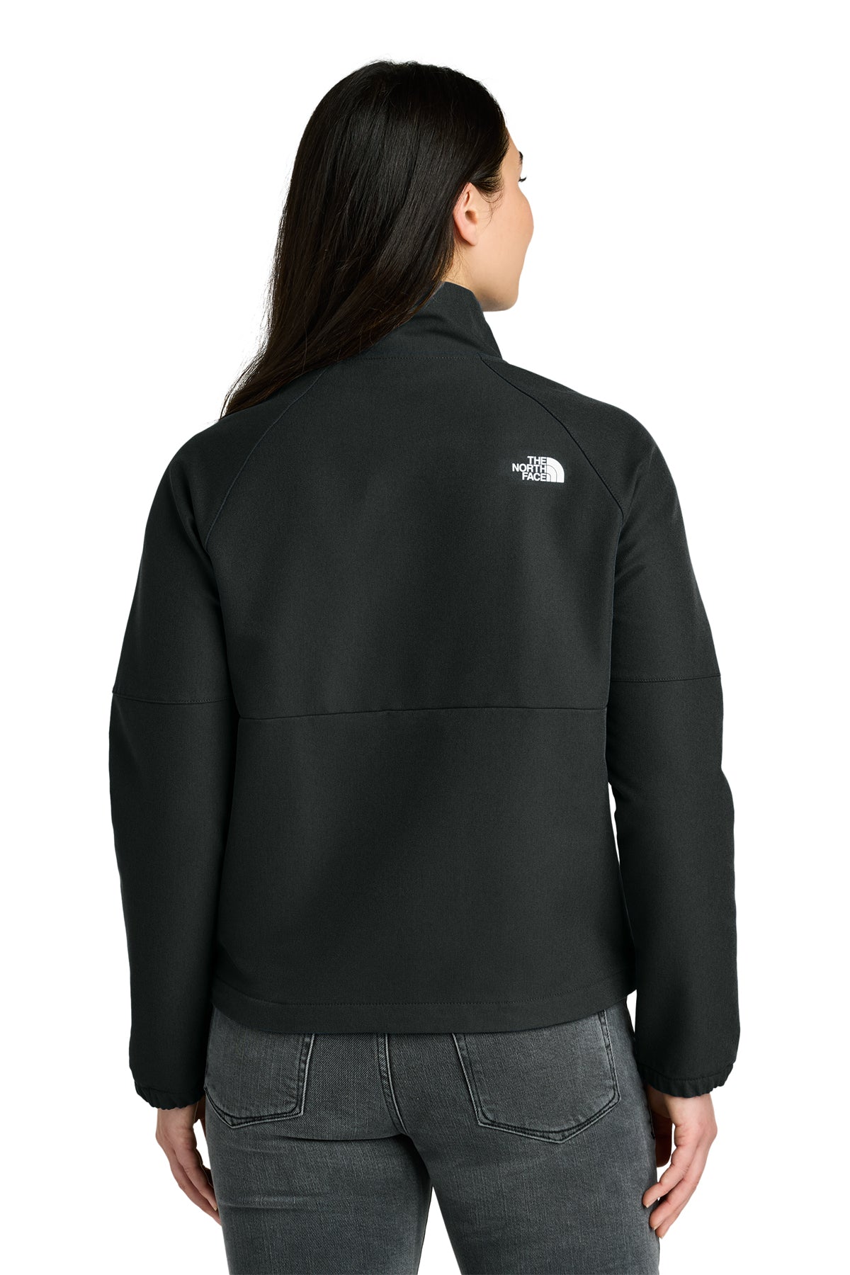 The North Face Womens Barr Lake Soft Shell Custom Jackets, Black Heather