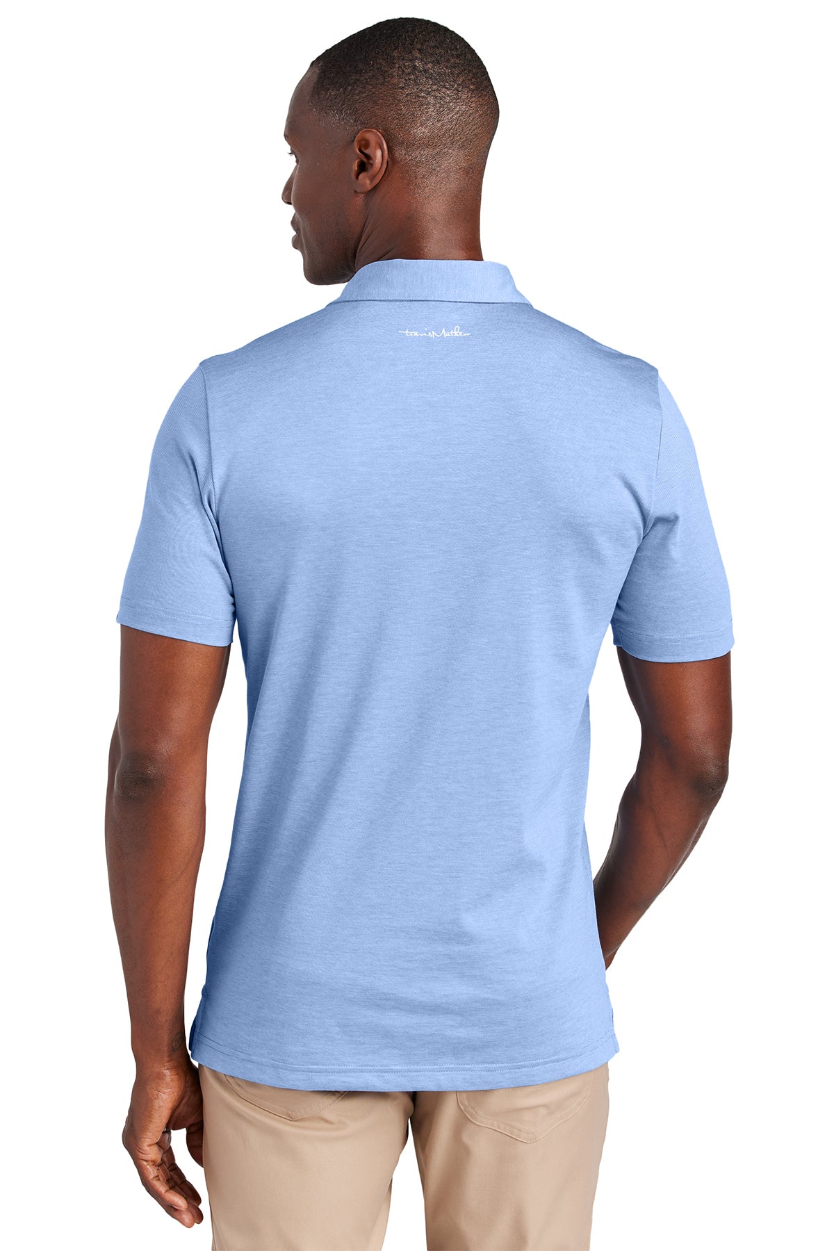 TravisMathew Sunnyvale Customized Polos, Strong Blue Heather