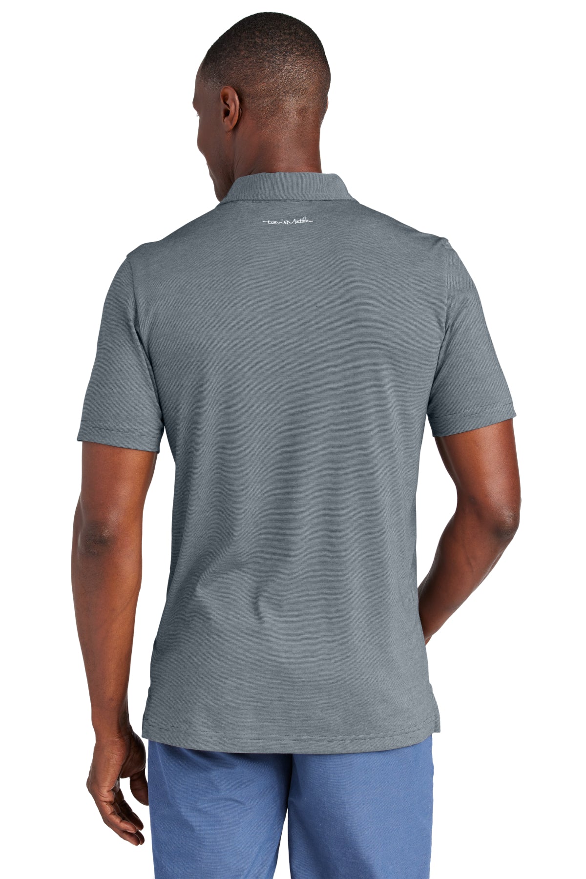 TravisMathew Sunnyvale Customized Polos, Blue Nights Heather
