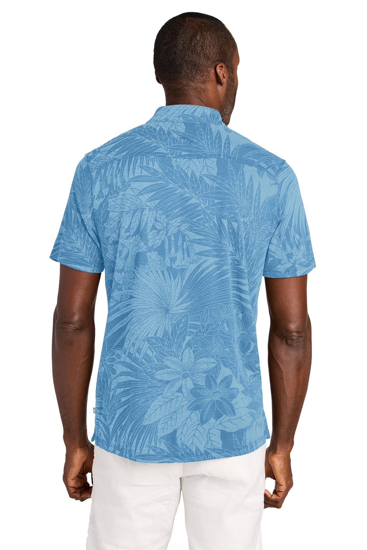 Tommy Bahama Santiago Paradise Custom Polos, Chambray Blue