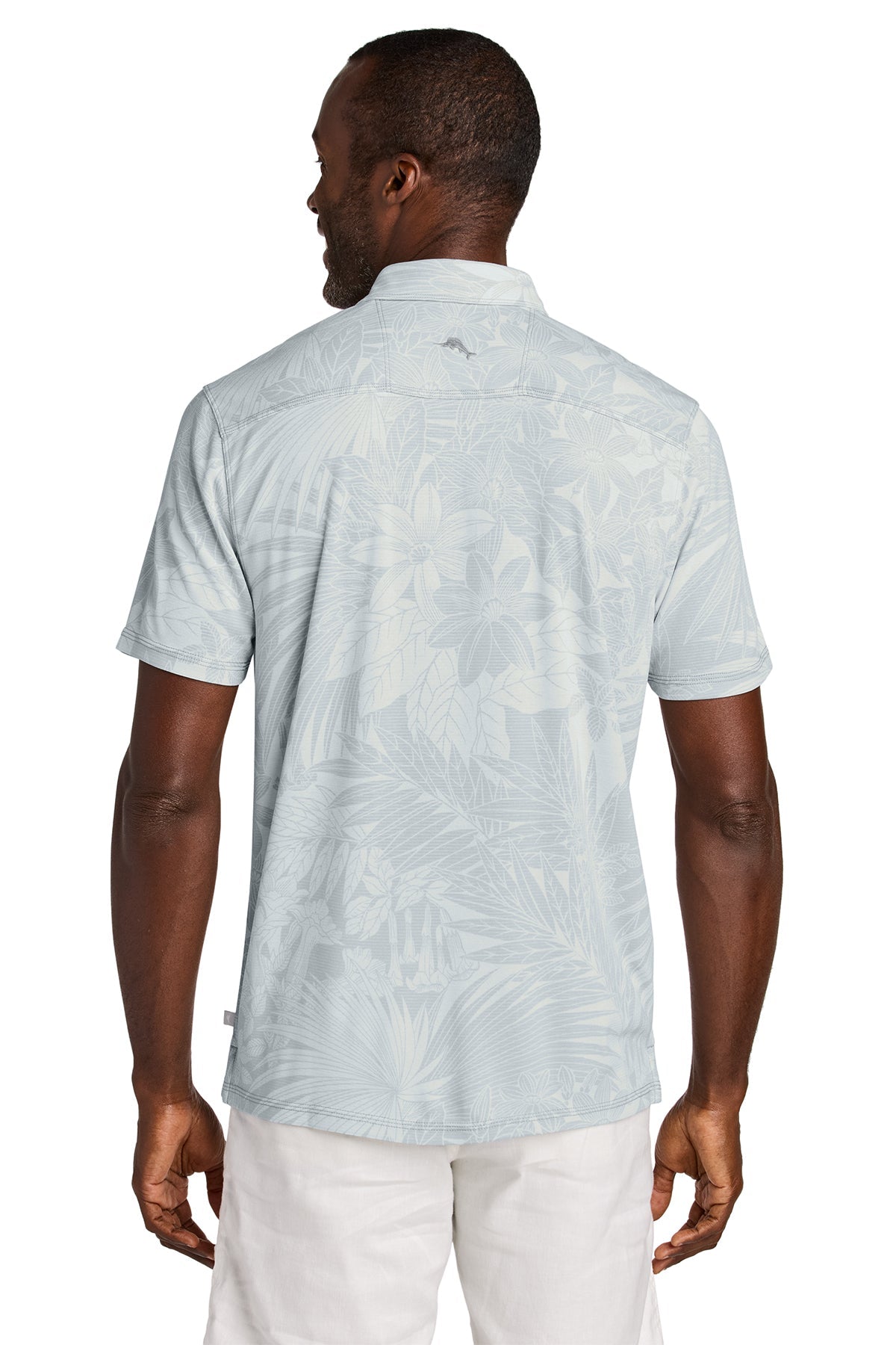 Tommy Bahama Santiago Paradise Custom Polos, Zinc Grey