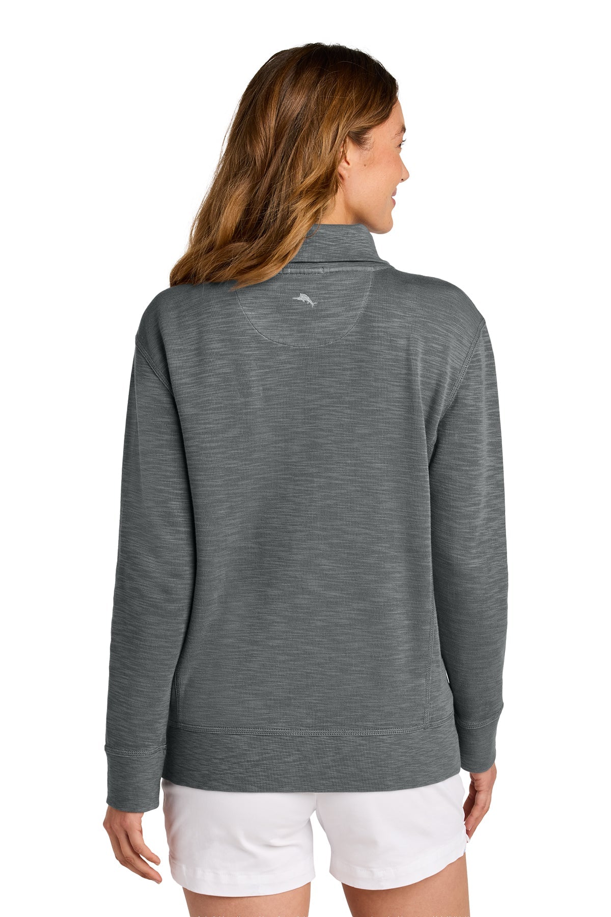 Tommy Bahama Womens Tobago Bay Custom Full-Zips, Cave Grey