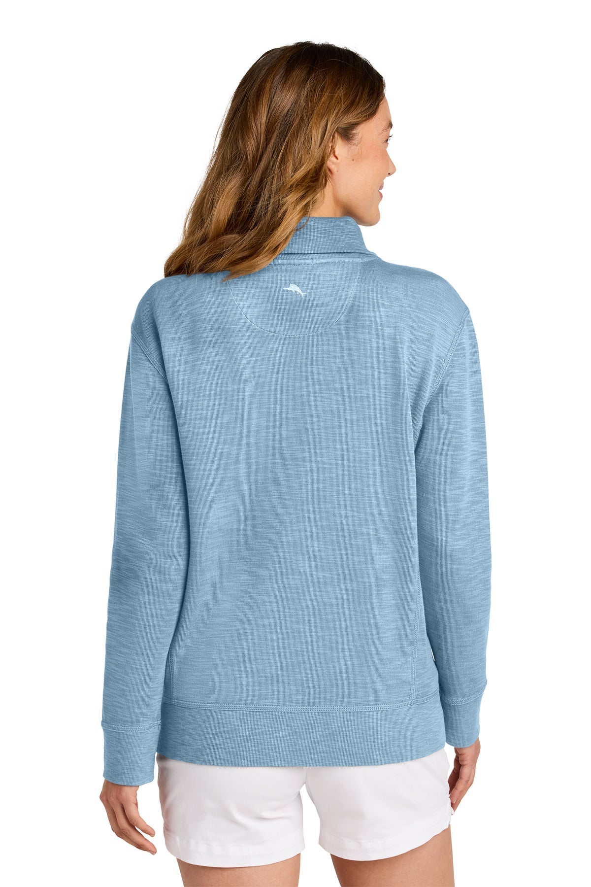 Tommy Bahama Womens Tobago Bay Custom Full-Zips, Light Sky Blue