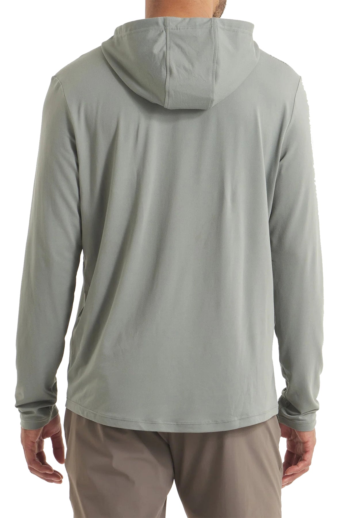 UNRL Ultra Hooded Custom Long Sleeves, Eucalyptus [Benjamin and Company]