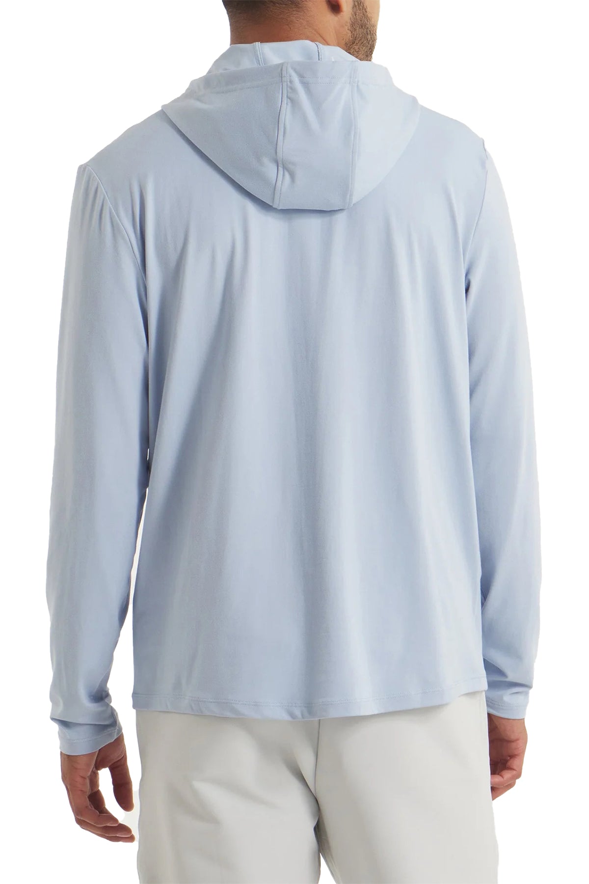 UNRL Ultra Hooded Custom Long Sleeves, Sky Blue