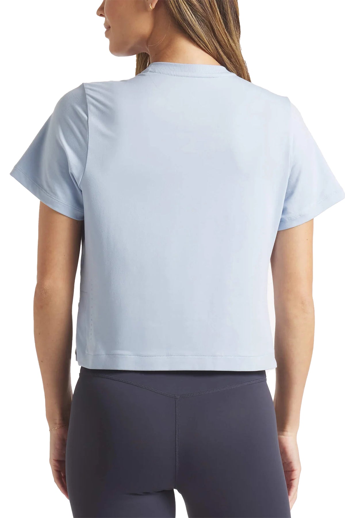 UNRL Womens Boxy Ultra Custom Tee's, Sky Blue