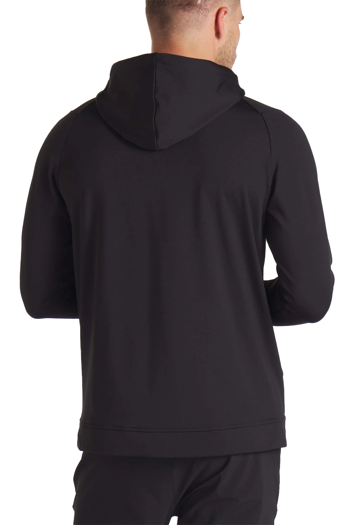 UNRL Crossover Half-Zip Custom Hoodies, Black