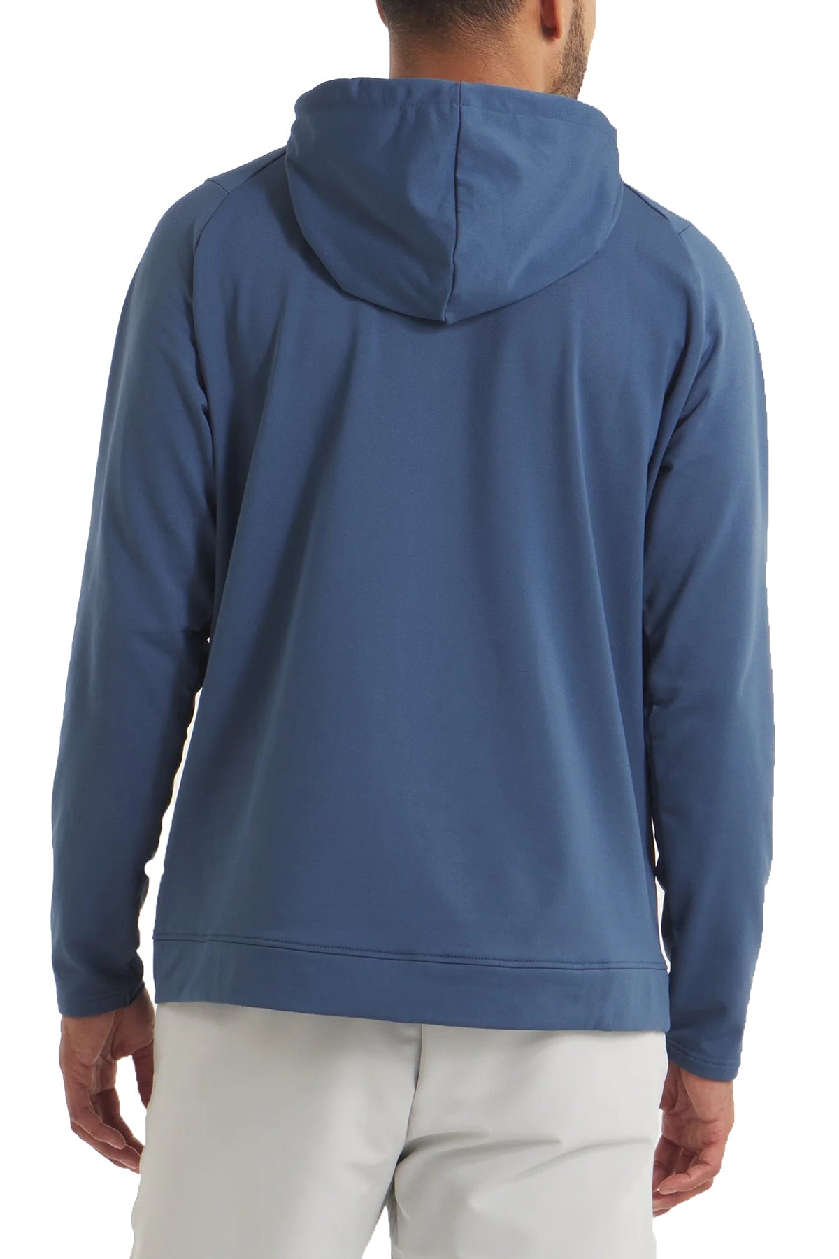 UNRL Crossover Half-Zip Custom Hoodies, Cavern Blue [Horizontal Talent]