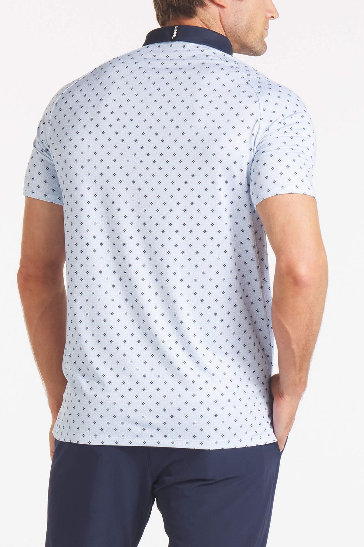 UNRL Windsor Custom Polos, Sky Blue