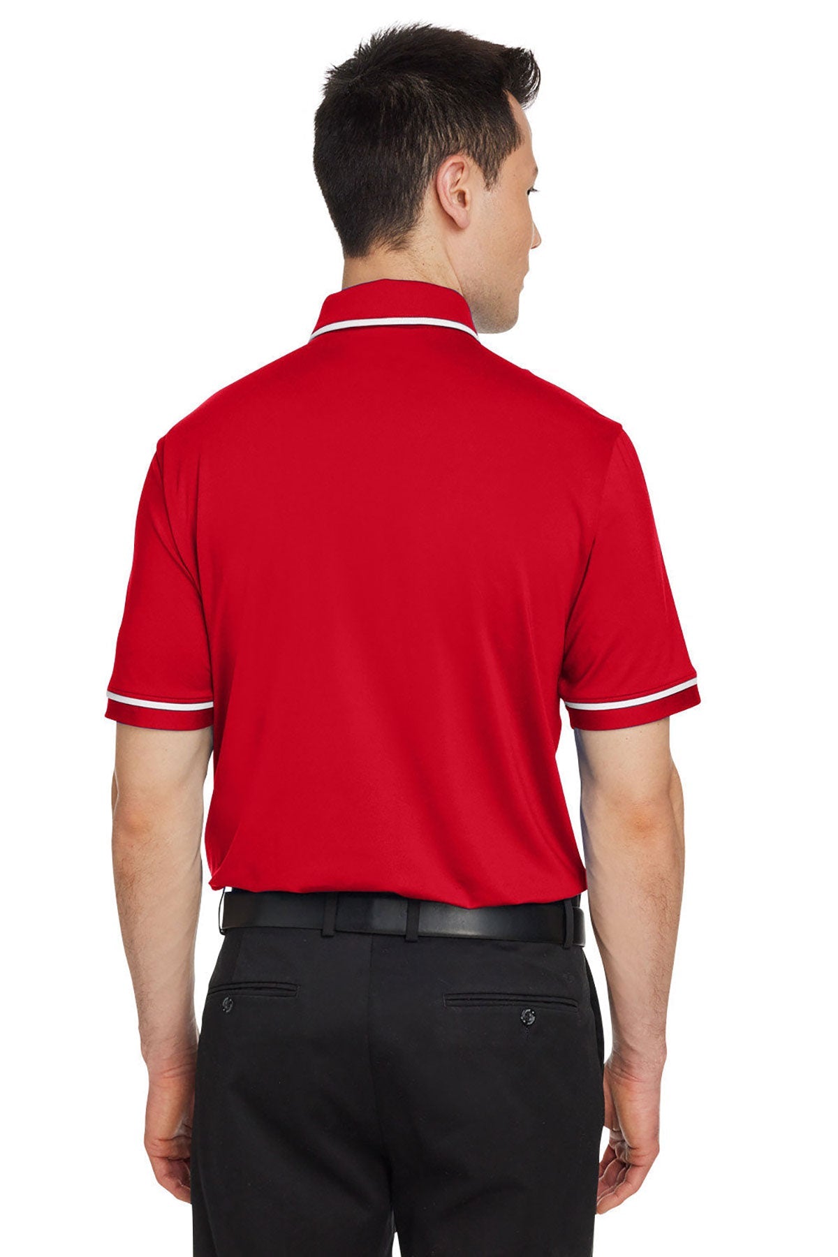 Under Armour Men's Tipped Teams Performance Customized Polos, Red