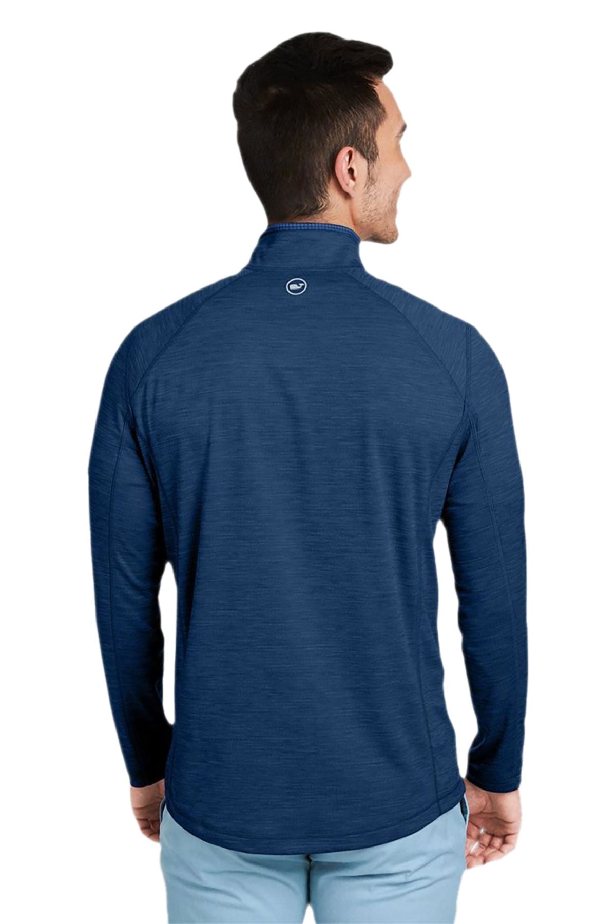 Vineyard Vines Custom Mens Sankaty Quarter-Zips, Vineyard Navy