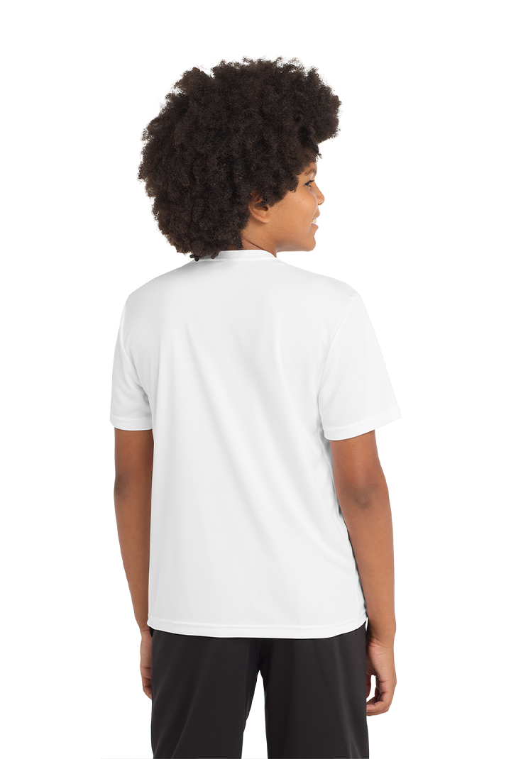 Sport-Tek Youth PosiCharge Branded Competitor Tee's, White