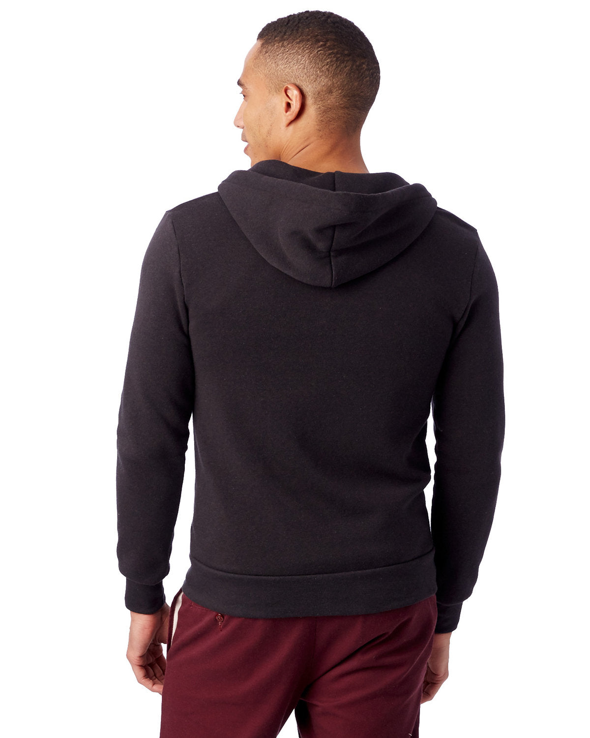 Alternative Rocky Eco-Fleece Zip Hoodie,  Eco True Black