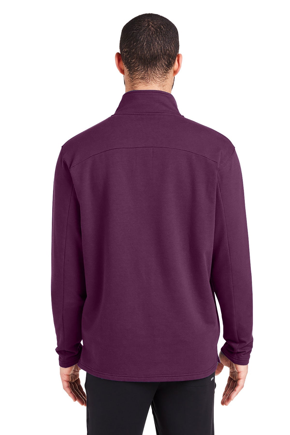 Glyder Mens Vertex Custom Quarter-Zips, Mulberry