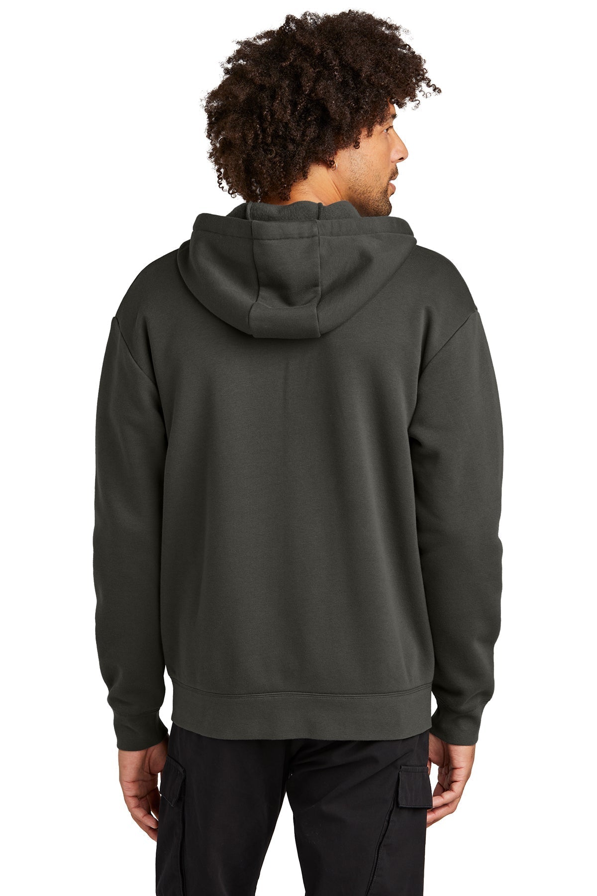 New Era Heritage Fleece Full-Zip Custom Hoodies, Graphite [Fire Solutions]