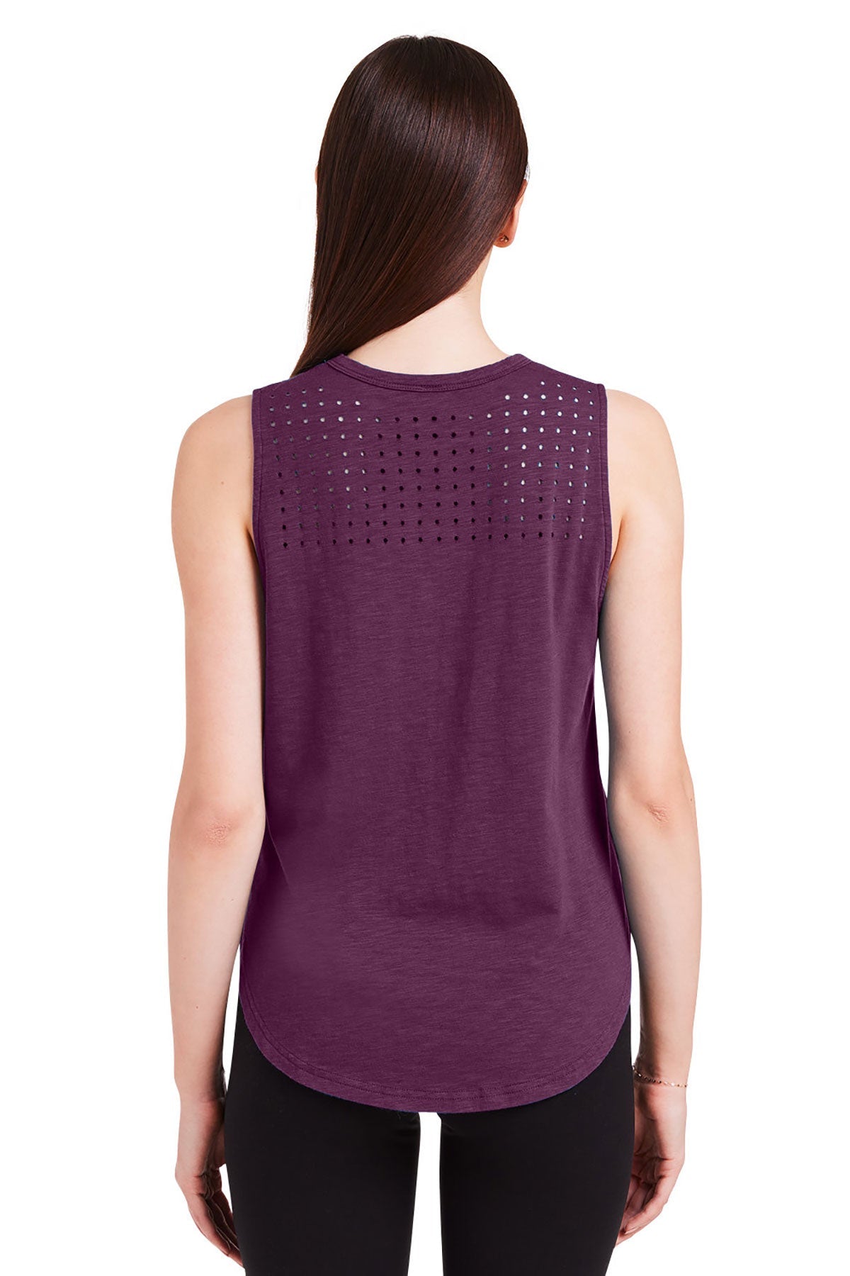 Glyder Ladies Lumasof Mood Custom Tanks, Mulberry