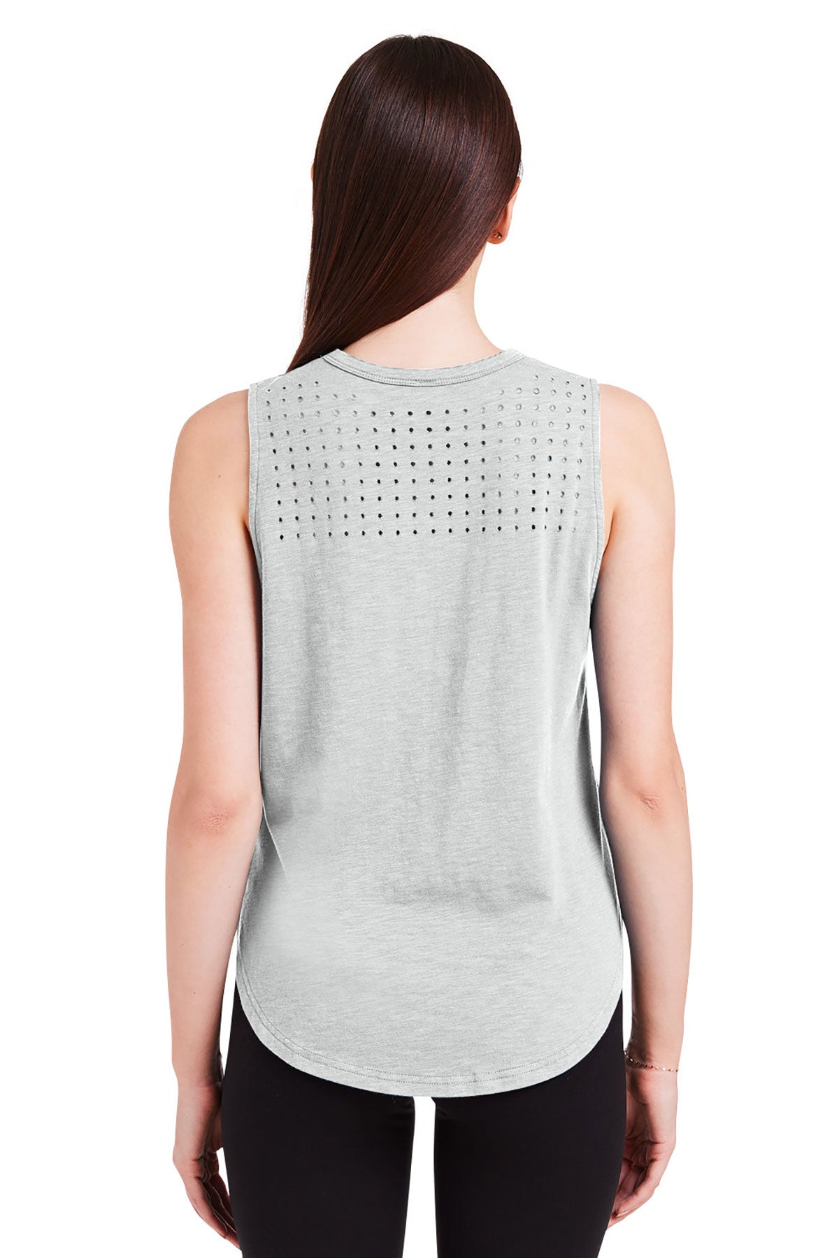 Glyder Ladies Lumasof Mood Custom Tanks, Ash Grey