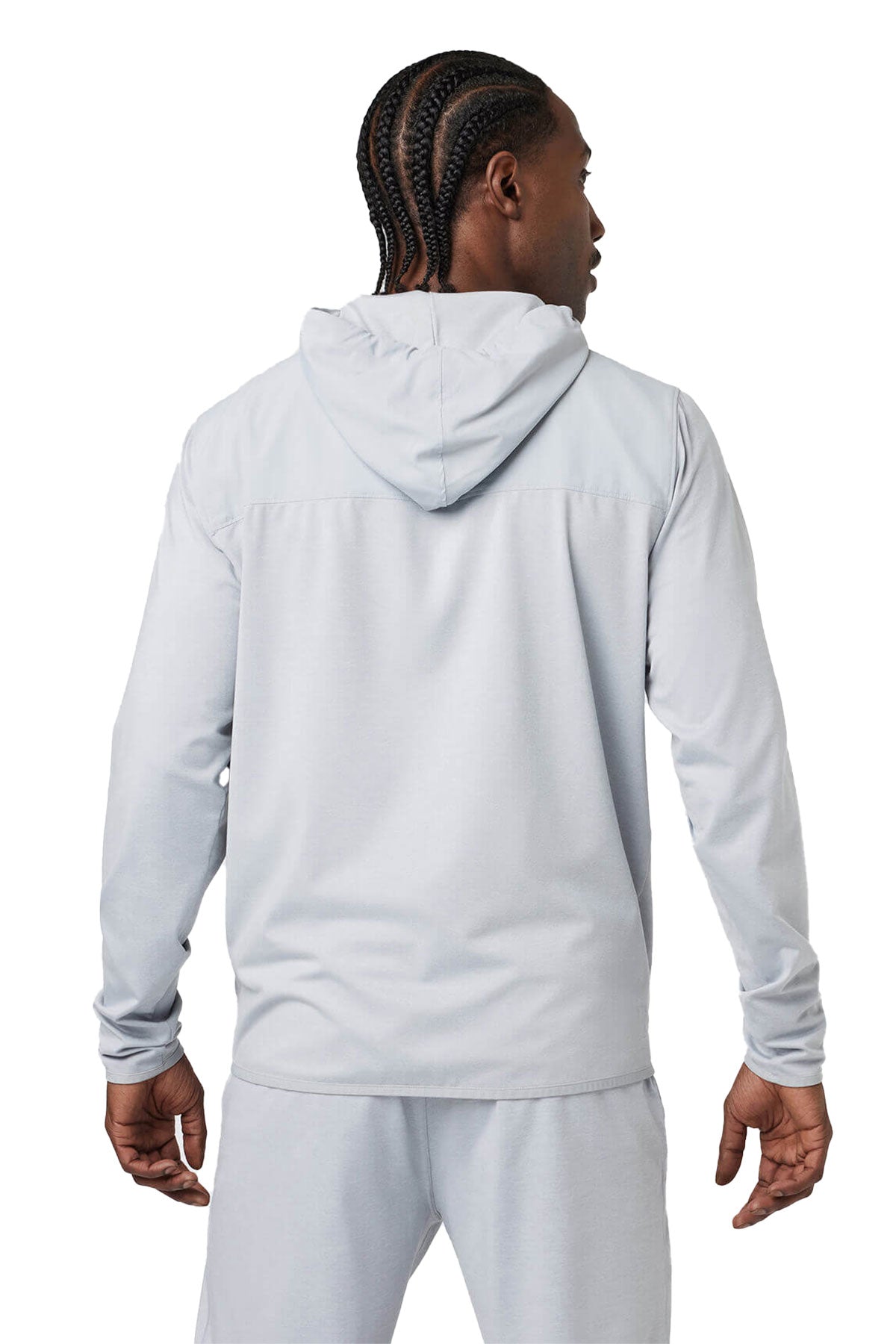 Vuori Men's Sunday Element Custom Jackets, Platinum Heather [F5]