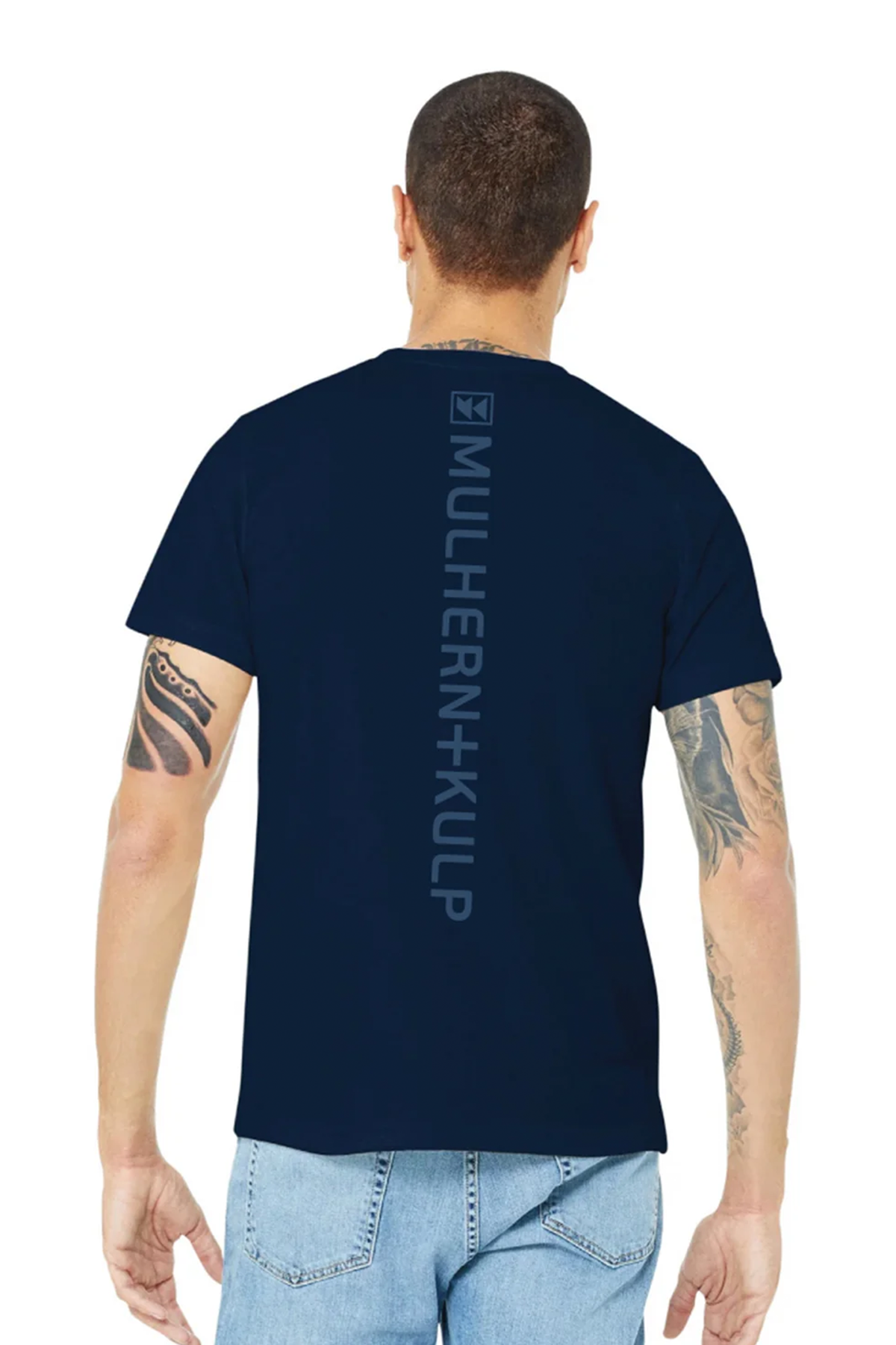 Bella Unisex USA Jersey T-Shirt, Navy [Mulhern Kulp]