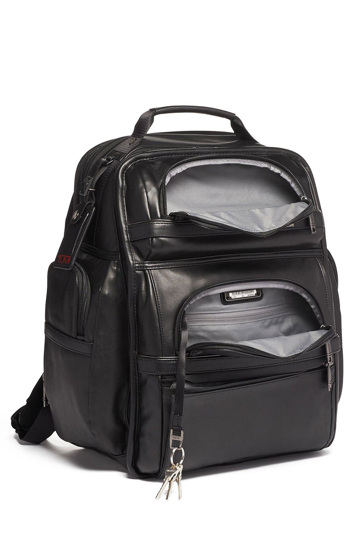 TUMI Brief Pack Leather 1173431041 Black Leather