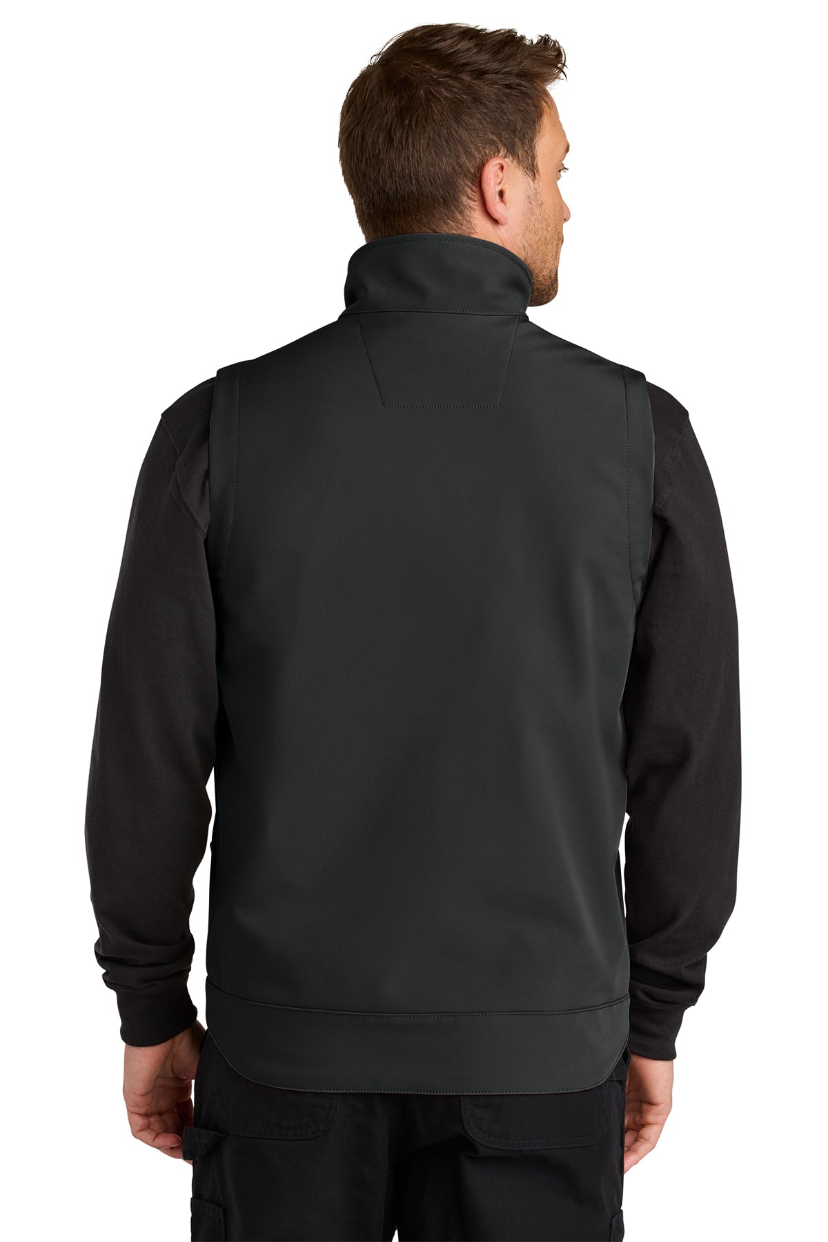 Carhartt Rain Defender Soft Shell Custom Vests, Black