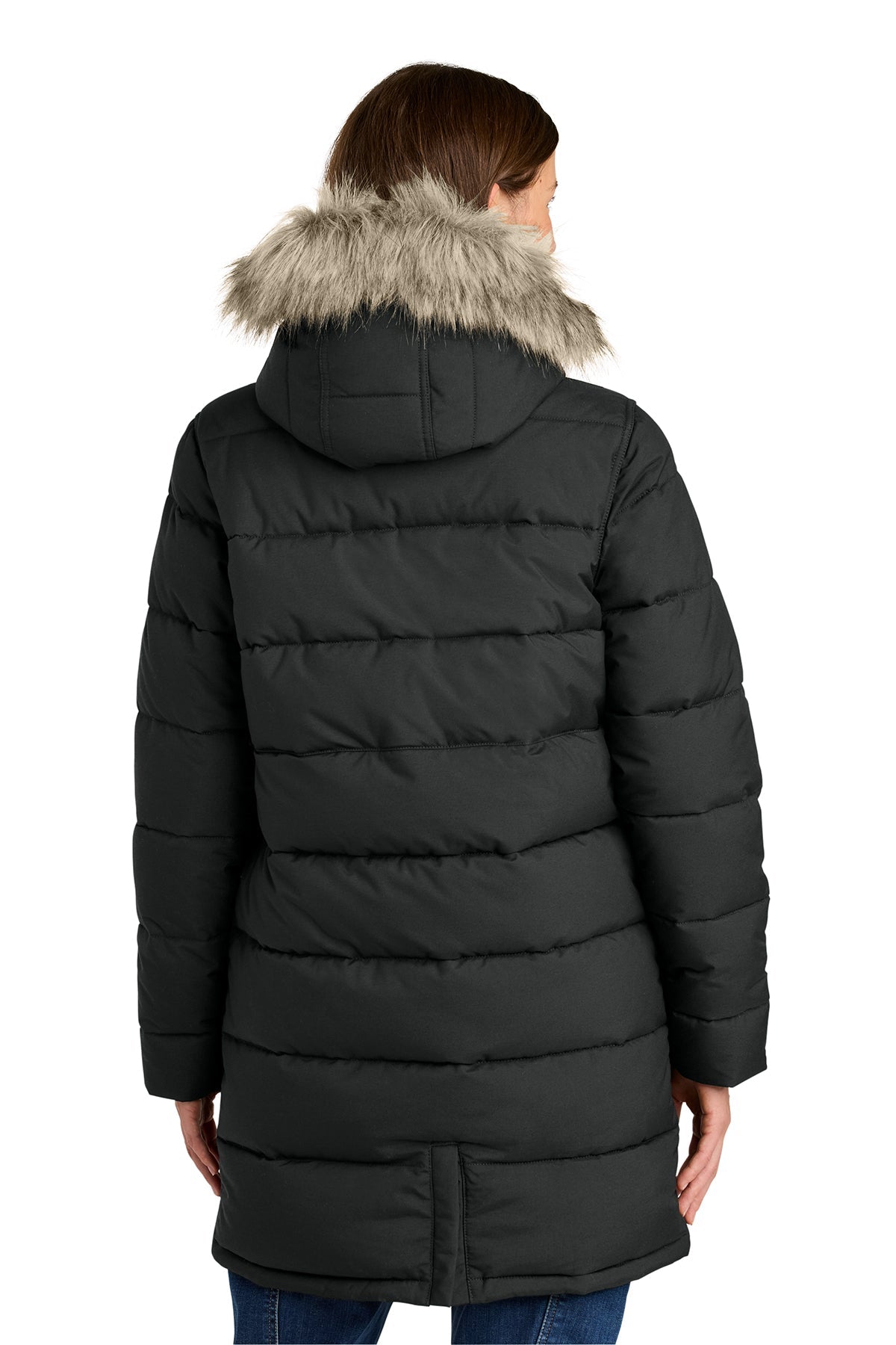 Carhartt Womens Montana Insulated Hooded Custom Coats, Black